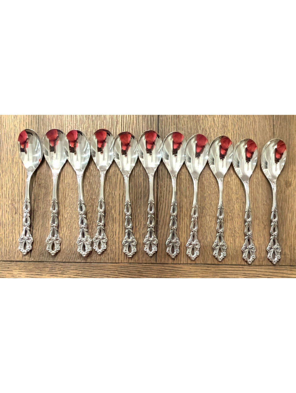 88 ONEIDA COMMUNITY *CHANDELIER* STAINLESS FLATWARE! 12 SETTINGS +SERVING PIECES
